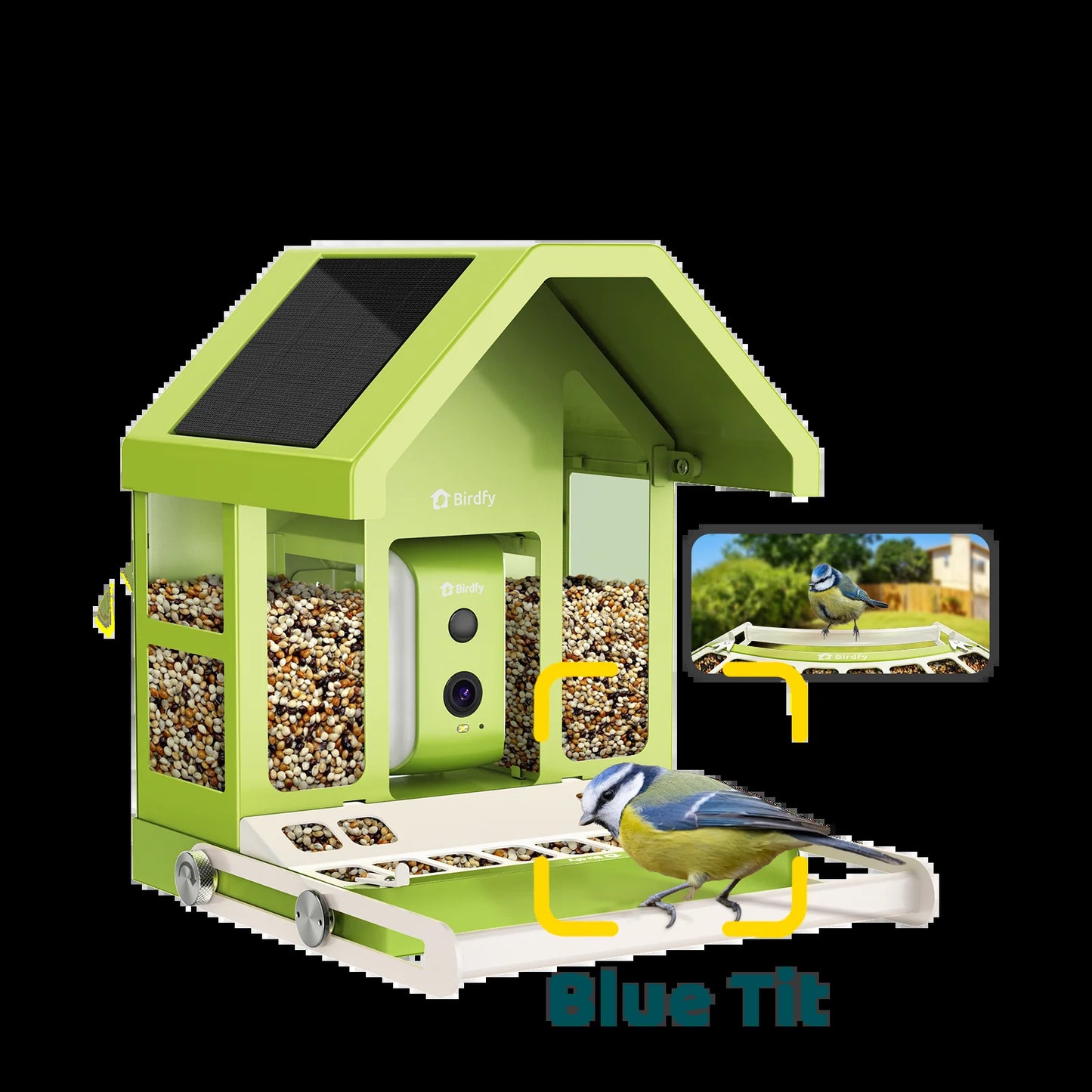 Birdfy Feeder Metal - Smart Metal Feeder with Camera