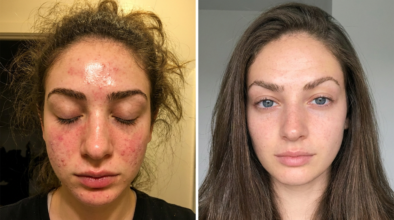 Glowing skin result after Precisa Pen treatment