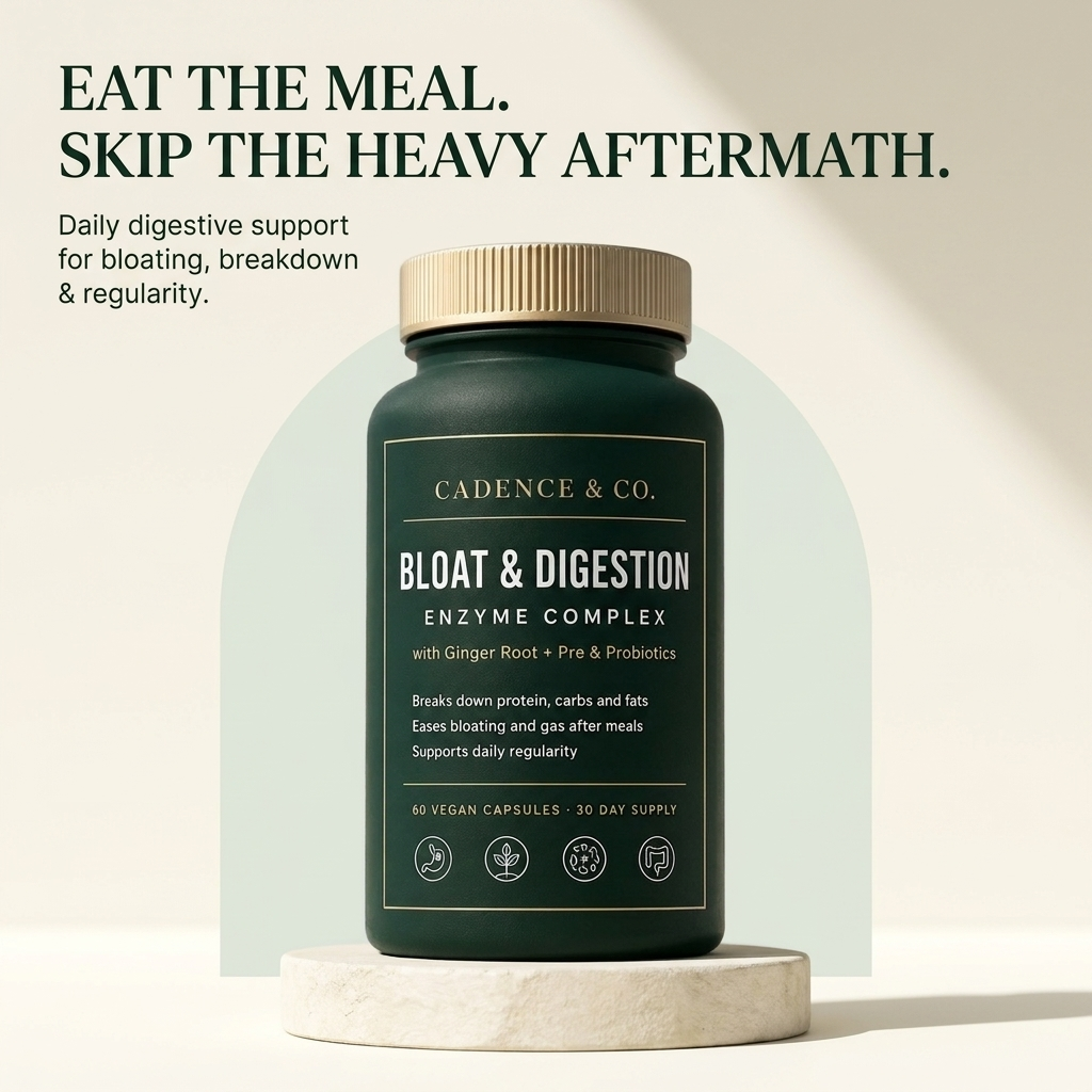 Feel Lighter After Meals With Daily Digestive Support.